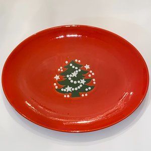 Waechtersbach Christmas Tree Large Oval Platter